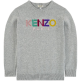 Kenzo Sport Line Logo Junior Girl 4 Marl Grey - 5A